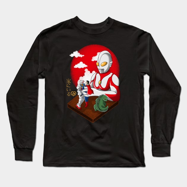 ultraman Long Sleeve T-Shirt by opoyostudio